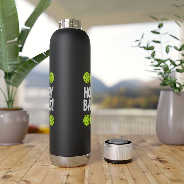 Holey Balls! Soundwave Audio Water Bottle