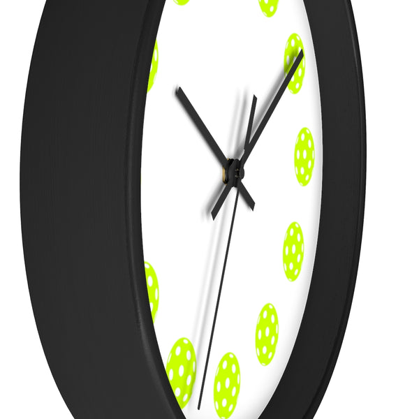 Pickleball O'Clock Time Wall Clock