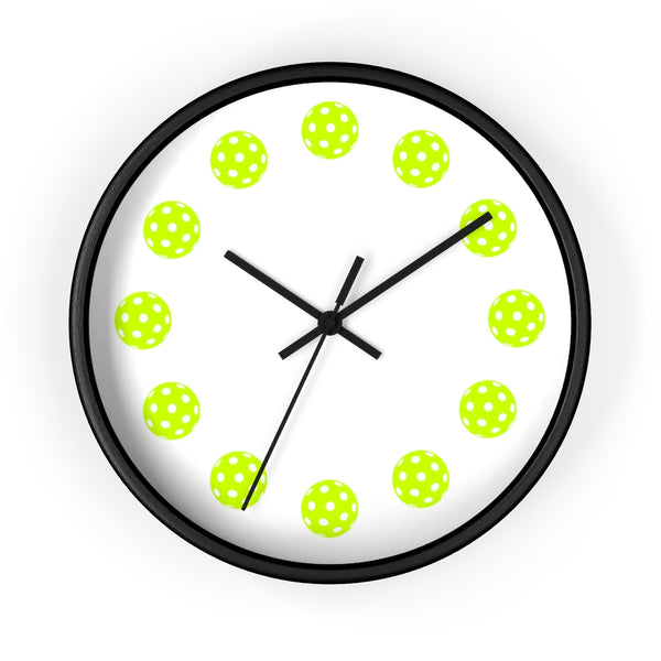 Pickleball O'Clock Time Wall Clock