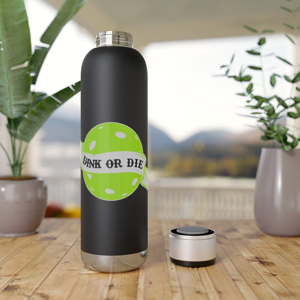 Dink or Die Soundwave Audio Water Bottle