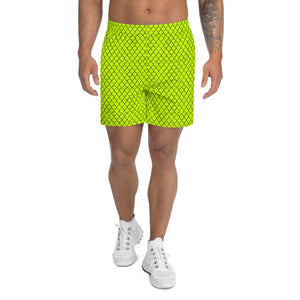 Pickleball Net in Pickle Men's Athletic Long Shorts
