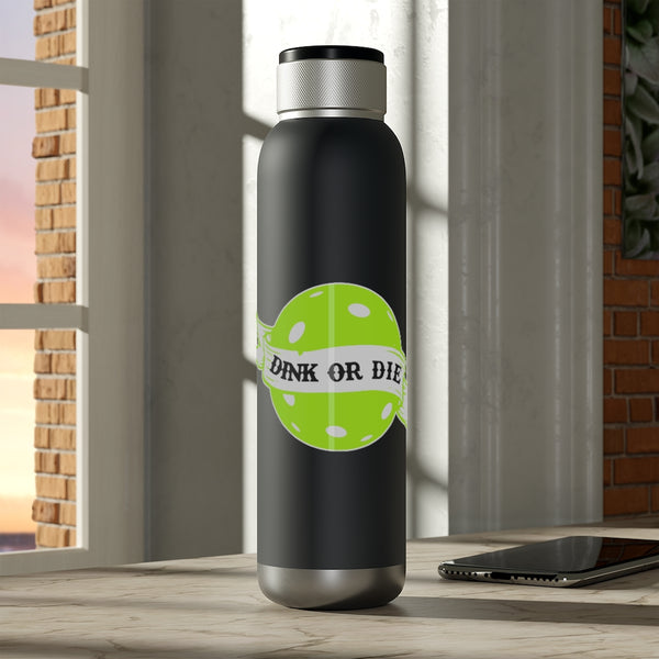 Dink or Die Soundwave Audio Water Bottle