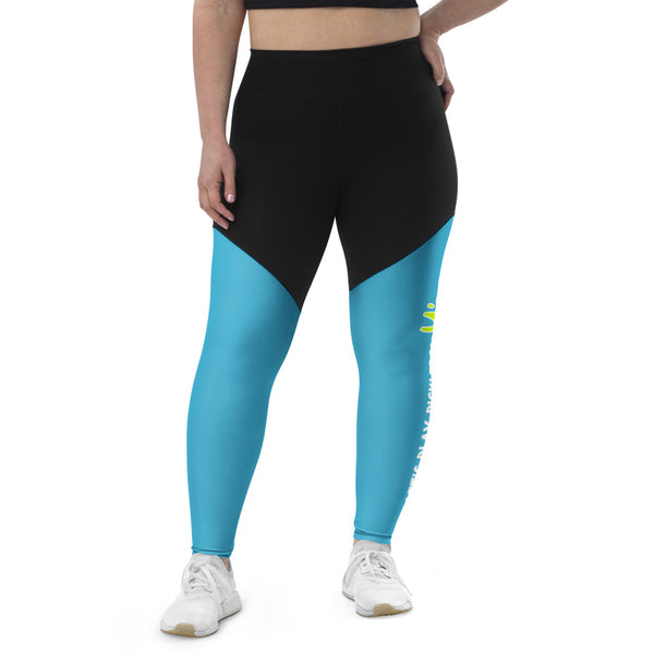 Let's Play Pickleball Ya'll Sports Leggings