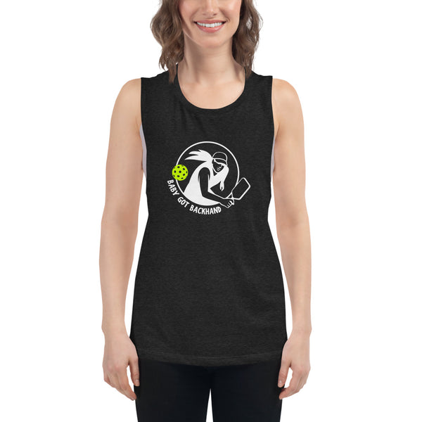 Baby Got Backhand Lady Muscle Tank Top